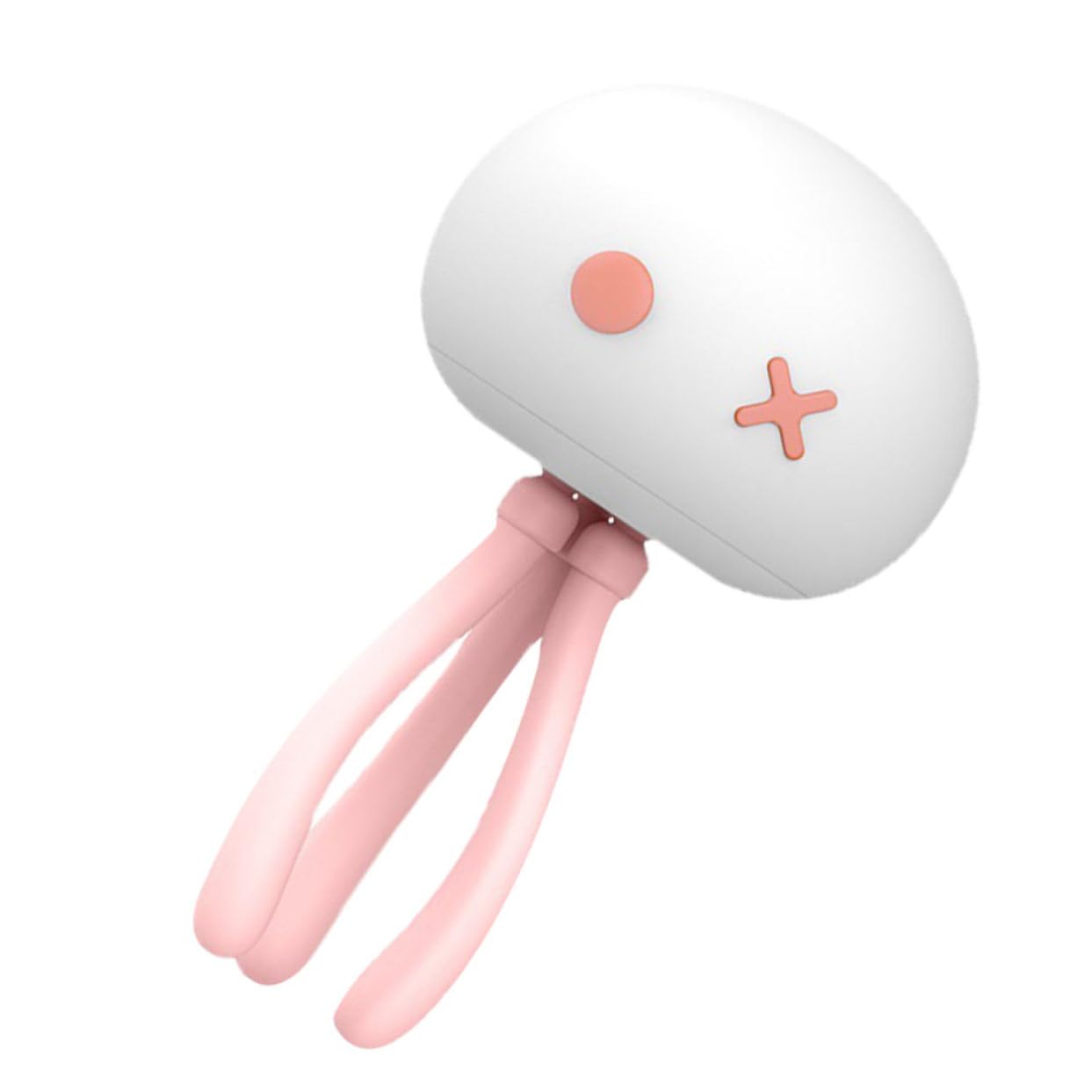 STOBOK Creative Jellyfish LED Night Light Portable Desktop Charging Lamp for Bedside Decor Modes for Adults Durable Silicone Cute Design for Peaceful Sleep