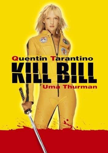 Kill Bill 1 Poster A4 - Póster de arte de película en varios tamaños para ideas de sala de estar o dormitorio. Imágenes de películas de culto sin bordes Classic Iconic 70s 80s 90s Vintage Retro Home