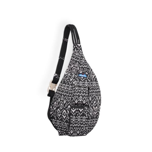 Image of KAVU Rope Sling, Water-Resistant Crossbody Bag | 600D Recycled Polyester, Water Resistant, 0.8 lbs | 22-44-In Strap, 2 Zip Compartments & Phone Pocket | Hiking & Travel