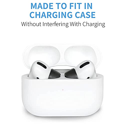 Comply Foam Ear Tips For Apple Airpods Pro Generation 1 & 2, Ultimate Comfort| Unshakeable Fit| Medium, 3 Pairs #TOP4