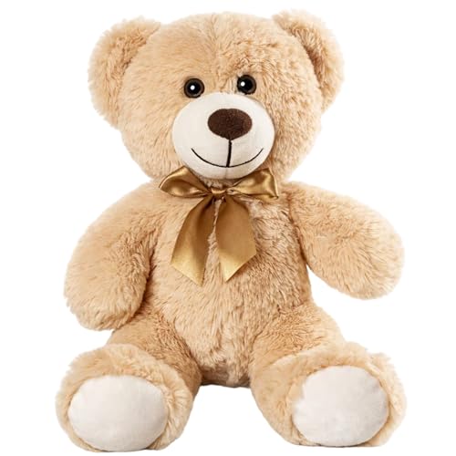 QminTouyzs Teddy Bears 35 cm Soft Personalised Teddy Bear Comforting Companion for Emotional Support Ideal for Home Decor and Gift Occasions