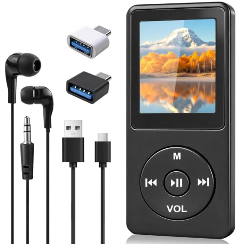 Reproductor MP3 Bluetooth 5.3 64GB con Altavoz