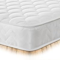 Starlight Beds Small Single Mattress. Shell Design Small Single Memory Foam Mattress with Springs. Soft, 18cm Deep, White. (2ft6 x 6ft3, 75cm x 190cm)