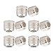 MOUDOAUER 10Pcs E27 to E14 Socket Adapter Converter Lamp Adapter