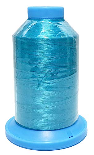 Robison-Anton 2 Ply Super Bright Polyester Embroidery Thread, 40Wt/120D/5500 yd, Marine Aqua