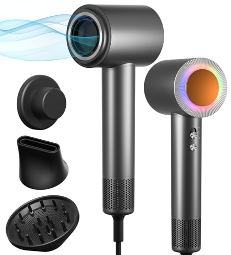 Professional High-Speed Hair Dryer for Fast Drying with Ionic Care
