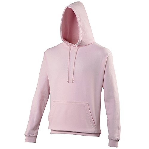 Awdis Unisex College Hooded Sweatshirt/Hoodie (XXL) (Baby Pink)