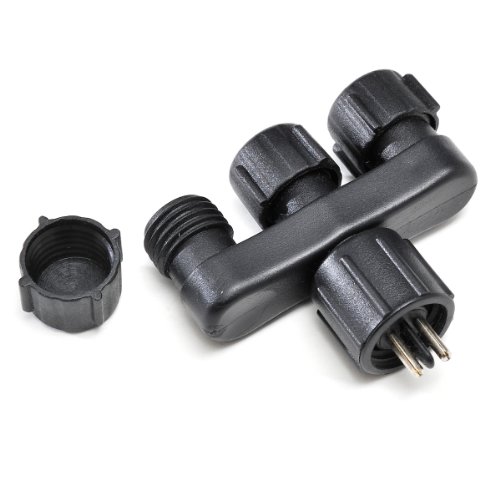 Preisvergleich Produktbild Konstsmide Verteilerbuchse 7649-000 / IP44 / Kunststoff / schwarz