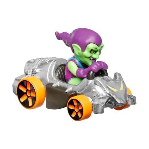 Vehículo Hot Wheels RacerVerse con Green Goblin 1:64 miniatura 3