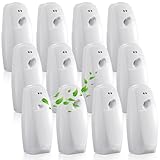 Maxcheck 12 Pcs Automatic Air Freshener Spray Dispenser Automatic Spray Dispenser for Bathroom Battery Operated Free Standing or Wall Mounted Restroom Bedroom Sprayer(White)