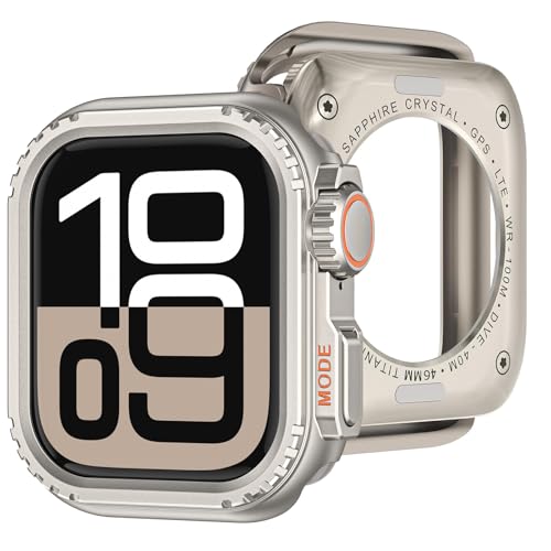 LIRUWECH for Apple Watchケース 46mm/45mm/44mmアップルウォッチカバー 亜鉛合金素材 瞬時にApple Watch Ultraに変身する series 11/10/ultra2/ultra/9/8/7/SE/6/5/4