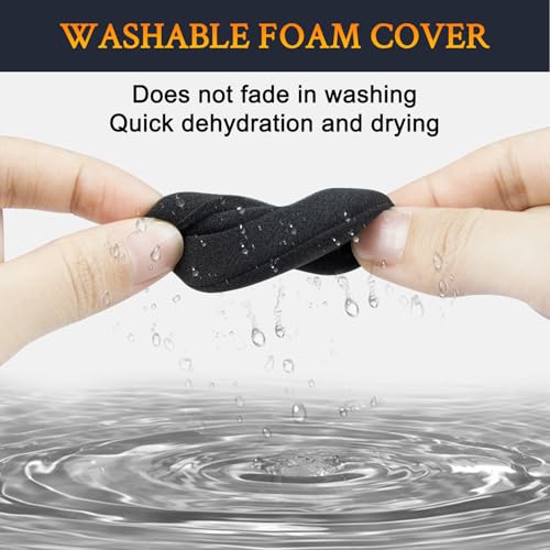 Image of SOULWIT 6Pcs Replacement Earpads for Koss KTXPro1 (KTX PRO1) On-Ear Headphones, Soft and Durable Sponge Ear Pads Cushions with High-Density Foam - Black