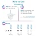 Easy@Home Ovulation Test Predictor Kit : Accurate Fertility Test for Women (Width of 5mm), Fertility Monitor Test Strips, 50 LH Strips with 50 Urine Cups