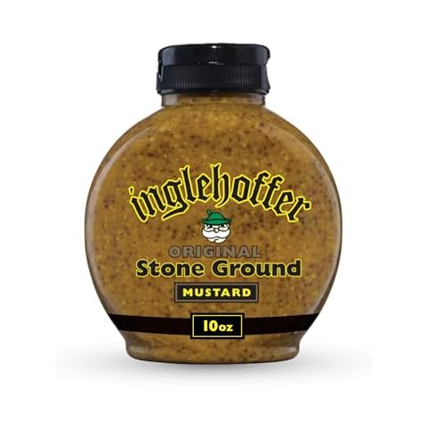Inglehoffer Original Stone Ground Mustard, 10 oz Squeeze Bottle Cover