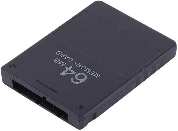 Memory Card, Universal High Speed External Portable Storage for PS2 Gaming Console with Multiple Capacity Options 8M to 256M Black Plastic Compact Design