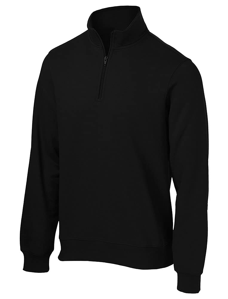 Joe's USA Men's Athletic 1/4-Zip Sweatshirt in Sizes XS-4XL