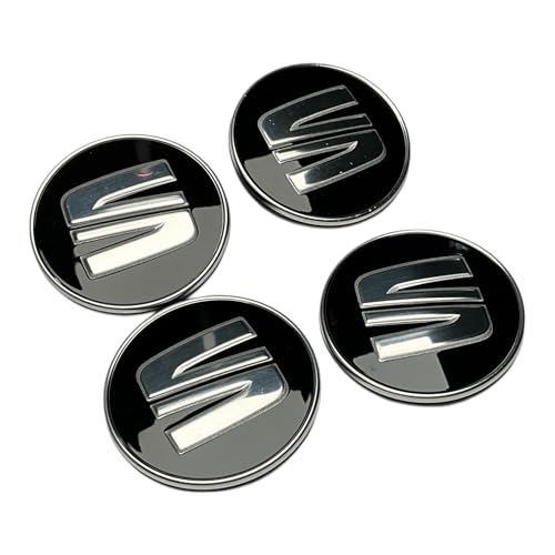 Accessoires originaux Seat 5F0601171CBX Lot de 4 cache-moyeux de roue en alliage