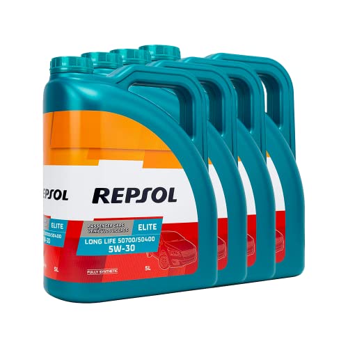 Aceite Motor REPSOL Élite Long Life 50700/50400 5W-30 20 litros (4x5 litros)