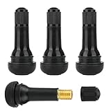 チューブレスバルブ TR-413 タイヤバルブ 4個セット ゴムエアバルブ 車 タイヤ用スナップインバルブ（4個）