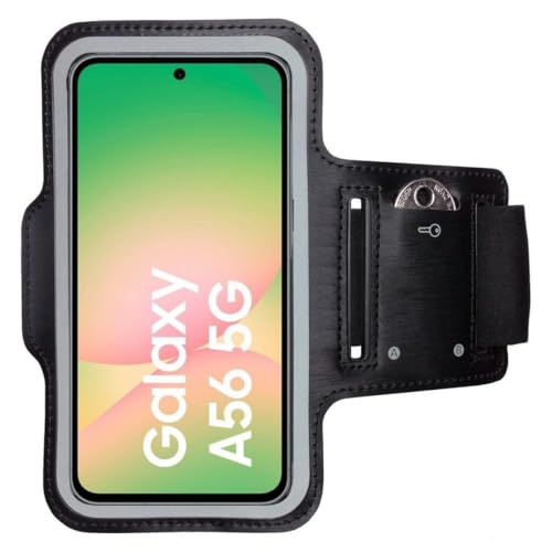 CoverKingz Sportarmband für Samsung Galaxy A56 - Armtasche mit Schlüsselfach Oberarm Halterung - Sport Laufarmband Handy Armband Schwarz CoverKingz Sportarmband für Samsung Galaxy A56 - Armtasche mit Schlüsselfach Oberarm Halterung - Sport Laufarmband Handy Armband Schwarz