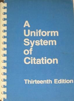 Plastic Comb A Uniform System of Citation Book