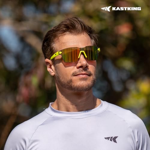 Image of KastKing Tarkio Polarized Fishing Sunglasses, One Piece PC Lens Rimless