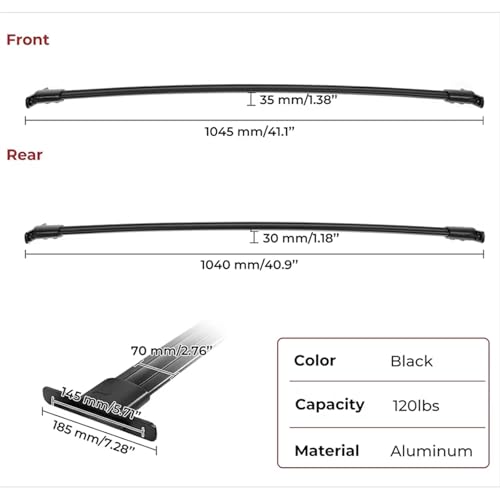 Barres de toit Toyota 4Runner 2010-2025 pour manque d'espace - 2