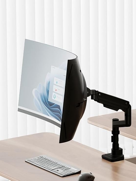 ذراع شاشة واحدة فائقة الاتساع مع مخرج Typ-c/usb مقاس 17 بوصة - 49 بوصة ووزن 20 كجم