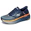 Navy and Orange Textile Synthetic