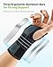 Rakiie Carpal Tunnel Wrist Brace, Adjustable Night Wrist Support with 3 Metal Splints, Hand Brace for Men Women No Pressure on Thumb, Splint Stabilizer for Work, Arthritis (Right Hand, Gray, Medium)