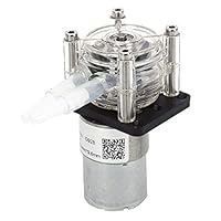 Fafeicy G928 Peristaltikpumpe 500 ml/min 24V mit Kartenschlitzdesign und großem Durchfluss Dosierpumpe für Aquarienlabor 304 Edelstahlschraube Kugellager