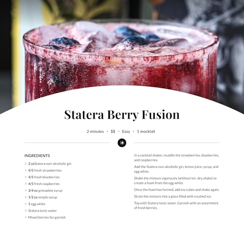 image for Statera - Non Alcoholic Spirits With Electrolytes - Distilled With Gin