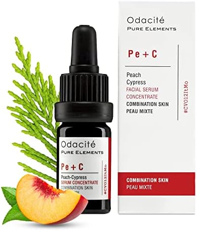 Odacité Acne Serum Concentrate for Face, Pore Cleanser Facial Oil for Combination Skin with Peach & Cypress - Purifying Anti-Aging Facial Serum for Balanced-Looking Complexion - 0.17 fl. oz