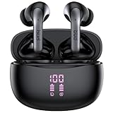 iBUD S Pro Wireless Earbuds w/Active Noise Cancelling Dual Mic 36H Playtime in-Ear Bluetooth 5.3 Headphones Stereo Earphones Headset Rich Bass LED Display IPX5 Waterproof for Sport Workout Travel