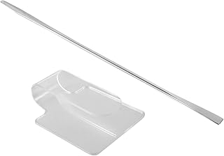 KALLORY 2 Pçs Paleta Placa De Mistura De Maquiagem Maquiagem Acrílica Mistura De Maquiagem Gadgets Paleta De Arte De Unhas Maquiagem Espátula Paletas De Base De Maquiagem Espátula Paletas