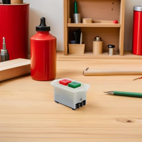 Interruptor de arranque y parada Veemoon de 6 piezas para taladro de mesa 6