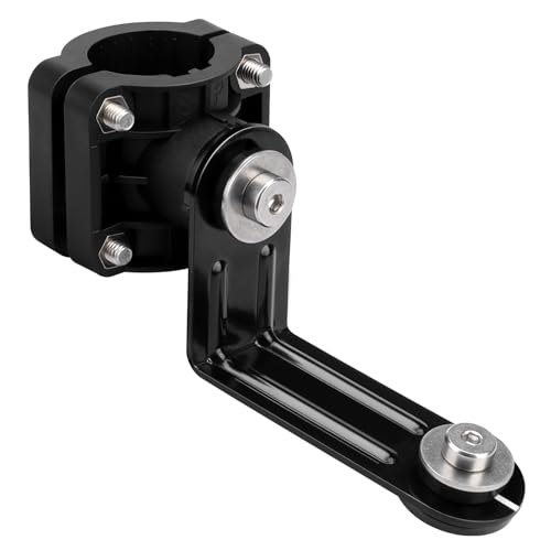 Image of Slother 010-12970-00 Perspective Mode Transducer Mount Compatible with Garmin Panoptix Livescope LVS32 Transducer Bracket,Pole Mount Fish Finder Mount