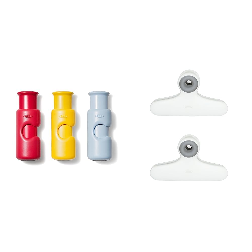 Amazon.com: OXO Good Grips Collection Clip, 3 Piece Bag Cinch Set
