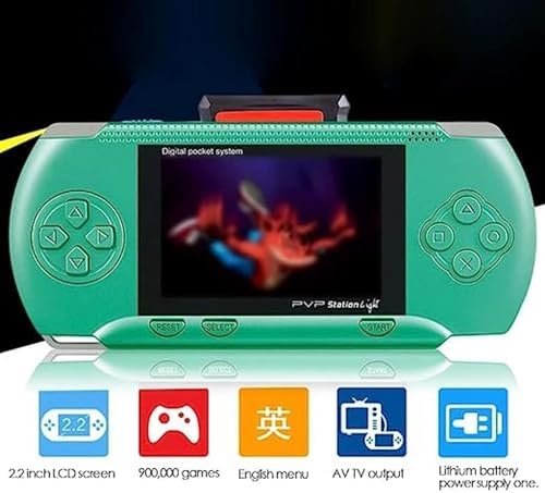 All-New 2025 Retro Game Boxโ Pocket-Sized Handheld Gaming Console with Built-in Classic Games & AV TV Output | Perfect Gift for Kids & Adults (Kids Edition)