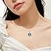 URONE Sigil of Lucifer Necklace Sterling Silver Lucifer Celtic Knot Abalone Shell Pendant Pagan Jewelry Gifts for Women