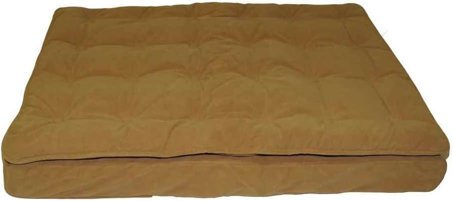 CAROLINA PET COMPANY Large Luxury Pillow TOP Mattress Bed - Chocolate