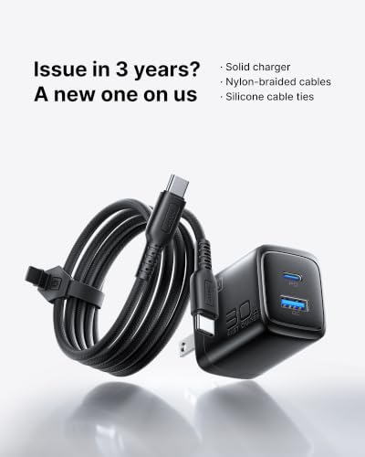 Image of INIU USB C Charger, 30W Type C Fast Charging, 2-Port Adapter Charger Block