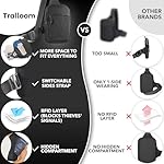 Mini Sling Bag Crossbody Fanny Pack Men & Women - Switchable Strap, RFID Blocking, Water-Repellent, Hidden Pocket - Image 4