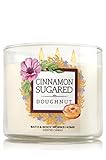 Bath & Body Works Cinnamon Sugared Doughnut 14.5 Ounce 3 Wick Candle