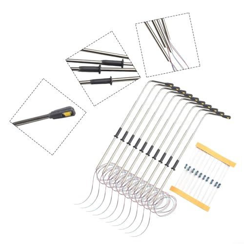 10 Stück Warmweiß HO Scale Einzelkopf Lampen Post Eisenbahn Modell Straßenlaterne