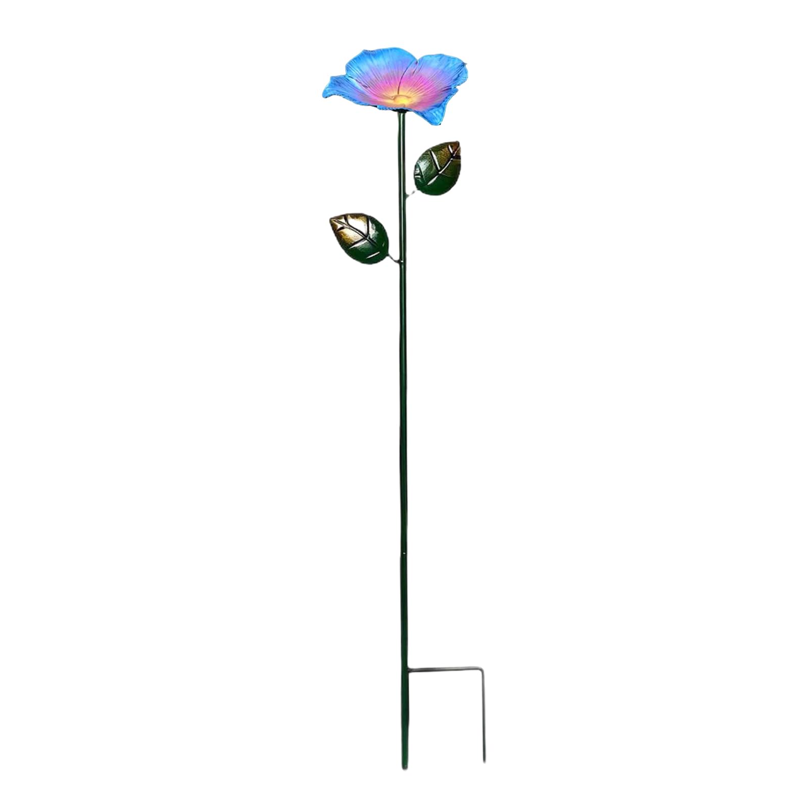 Metal Flower Bee Feeder Garden Stake Bath Bee Watering Station Outdoor Feeder for Pollinators Yard Lawn Decor