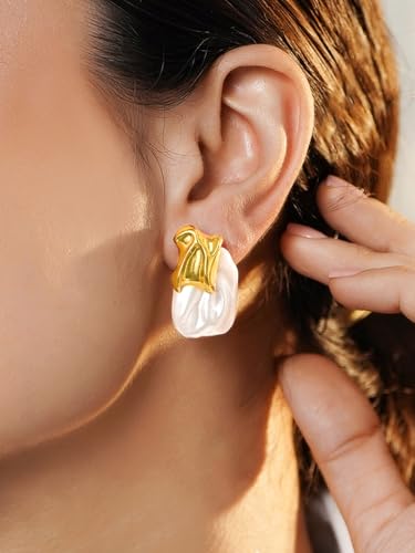 Image of Rubans Earrings Unique Design & Shapes Stylish Trendy Jewellery Gift for Women & Girls