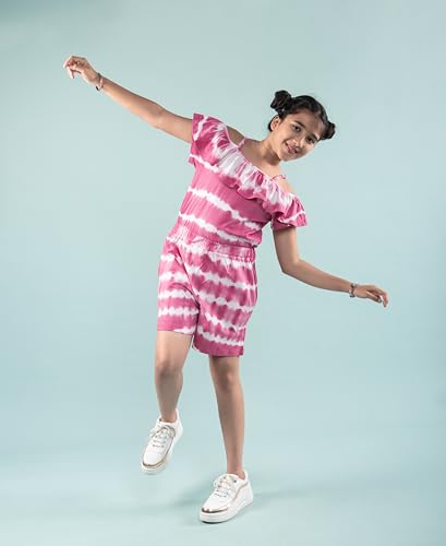 Image of Tweeny Mini Girls Denim Shirt Dress Kids Frock | Pure Cotton Foldable Full Sleeves One Piece Western Outfit Branded Summer Winter All Season Wear