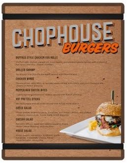 HDF Menu Board with Black Bands