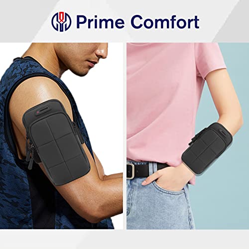 Prime Comfort Phone Arm Bands For Running, Armband Cell Phone Holder For Exercise (Black) #TOP5